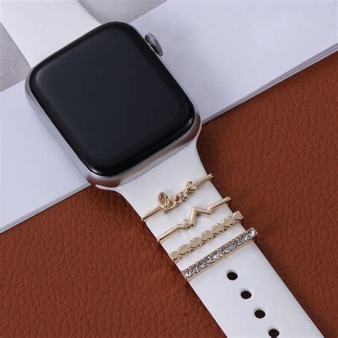 fancy apple watch straps|apple watch band charms personalized.